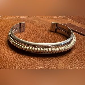STERLING silver tahe navajo bracelet